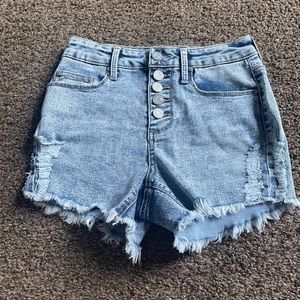 High Waisted Jean Shorts